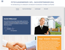 Tablet Screenshot of guggenberger.com